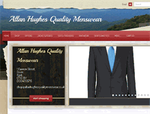 Tablet Screenshot of allanhughesqualitymenswear.co.uk